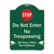 Signmission Designer Series-Do Not Enter 24 Hour Video Surveillance Heavy-Gauge Aluminum, 24" H, G-1824-9982 A-DES-G-1824-9982 - alternate 1